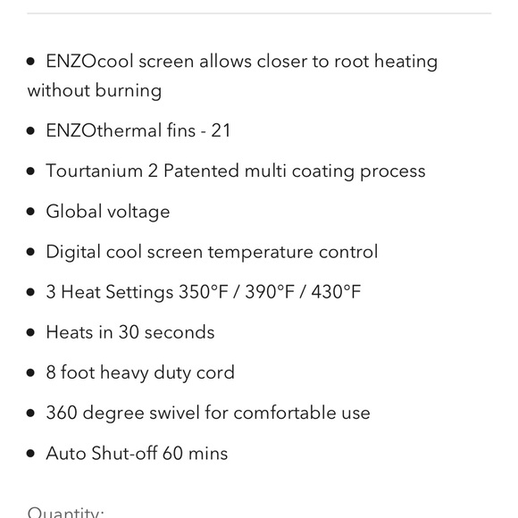 Straightening comb by Enzo Milano - Picture 4 of 4